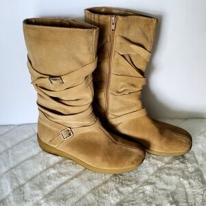 Xhilaration Boots Leather Tan 6.5 Womens